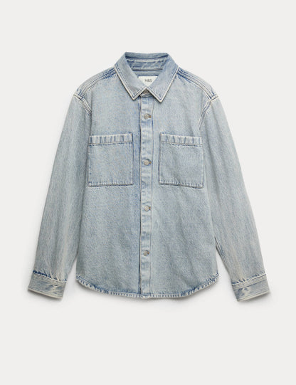 Denim Gömlek Ceket