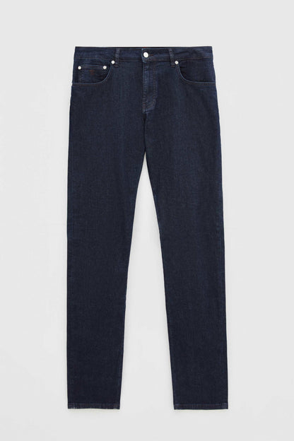 Damat Slim Fit Lacivert Denim Pantolon