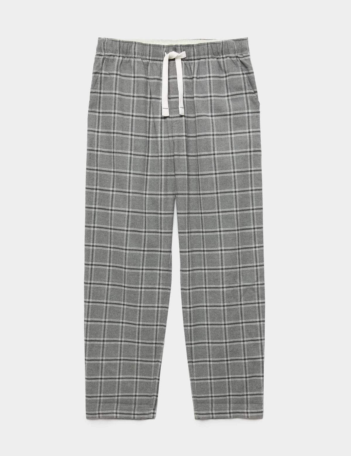 Pamuklu Kareli Pijama Altı