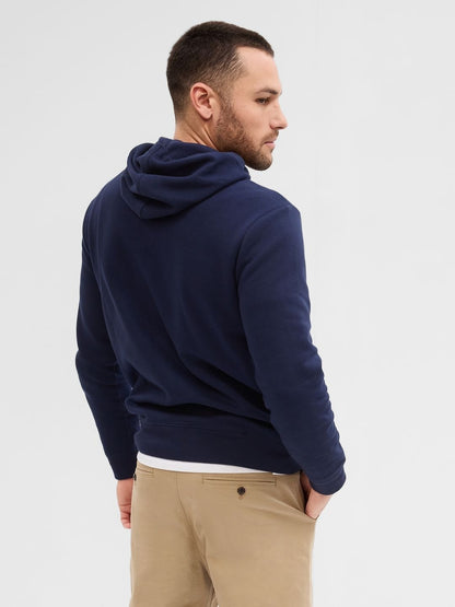 Lacivert Gap Logo Kapüşonlu Sweatshirt