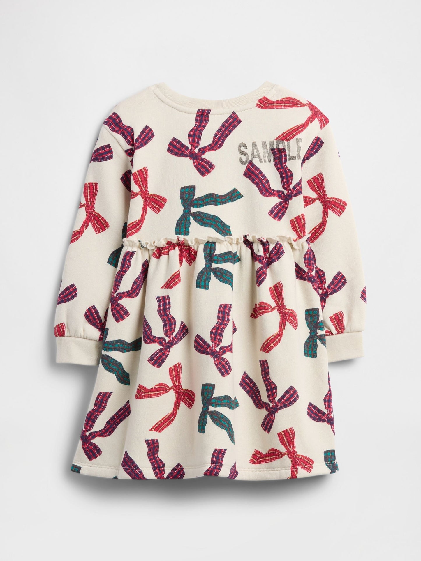 Çok Renkli Gap Baskılı Sweatshirt Elbise