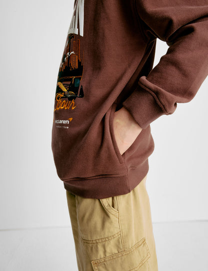 Pamuk Karışımlı Mclaren Kapüşonlu Sweatshirt (6-16 Yaş)