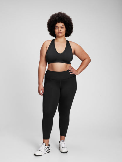 Siyah Gapfit High Rise Geri Dönüştürülmüş Legging Tayt