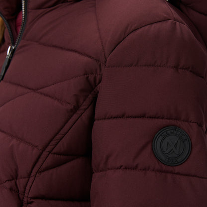 Nautica Kadın Bordo Regular Fit Mont
