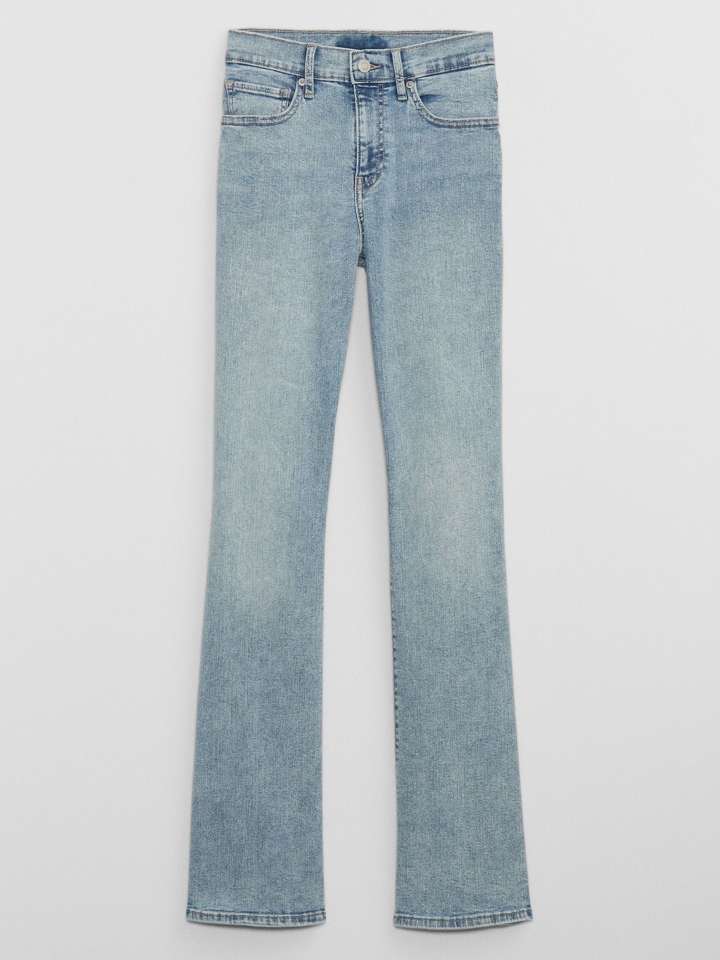 Açık Mavi Mid Rise Baby Boot Washwell™ Jean Pantolon