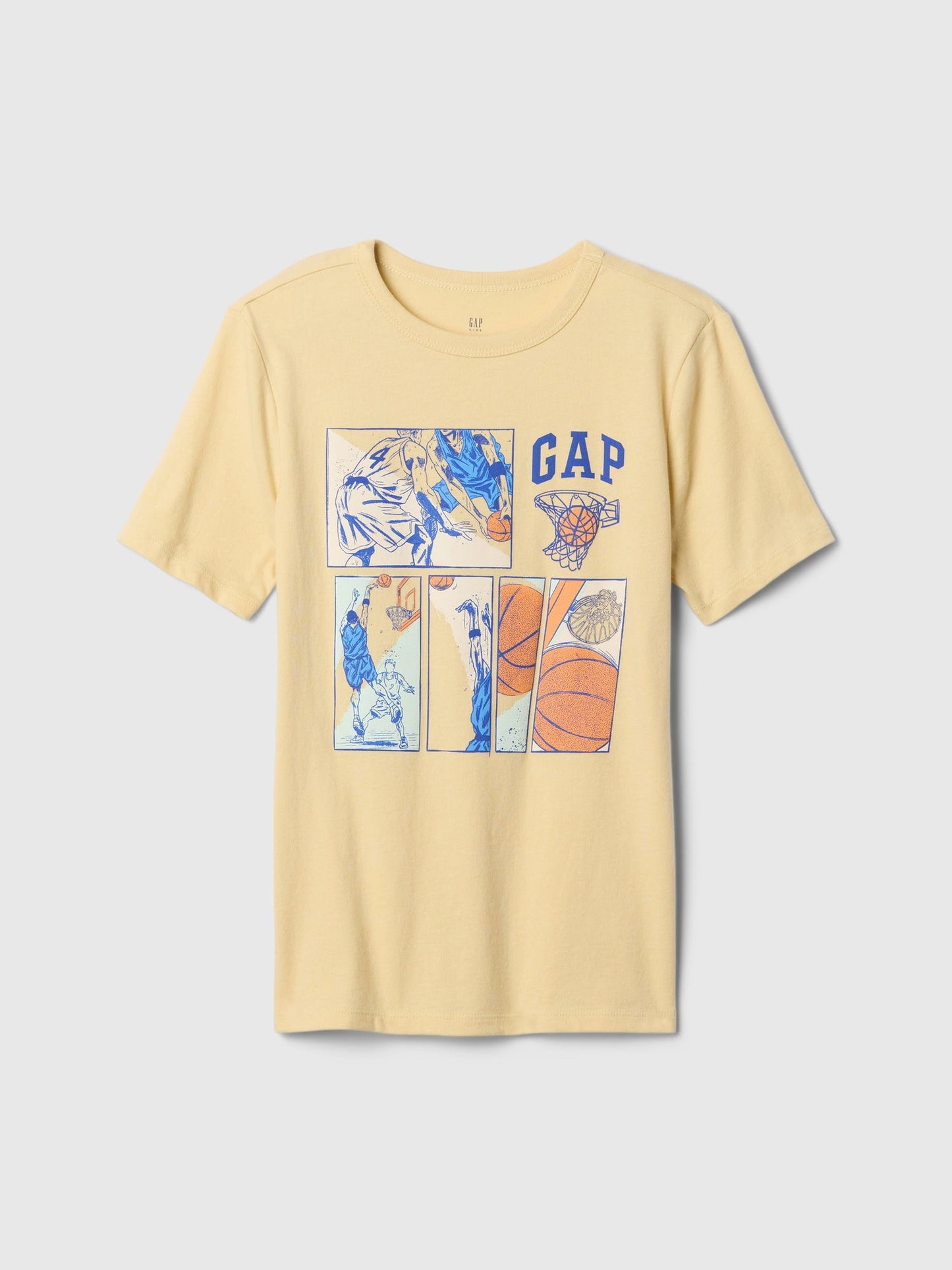 Sarı Gap Logo Grafikli T-Shirt
