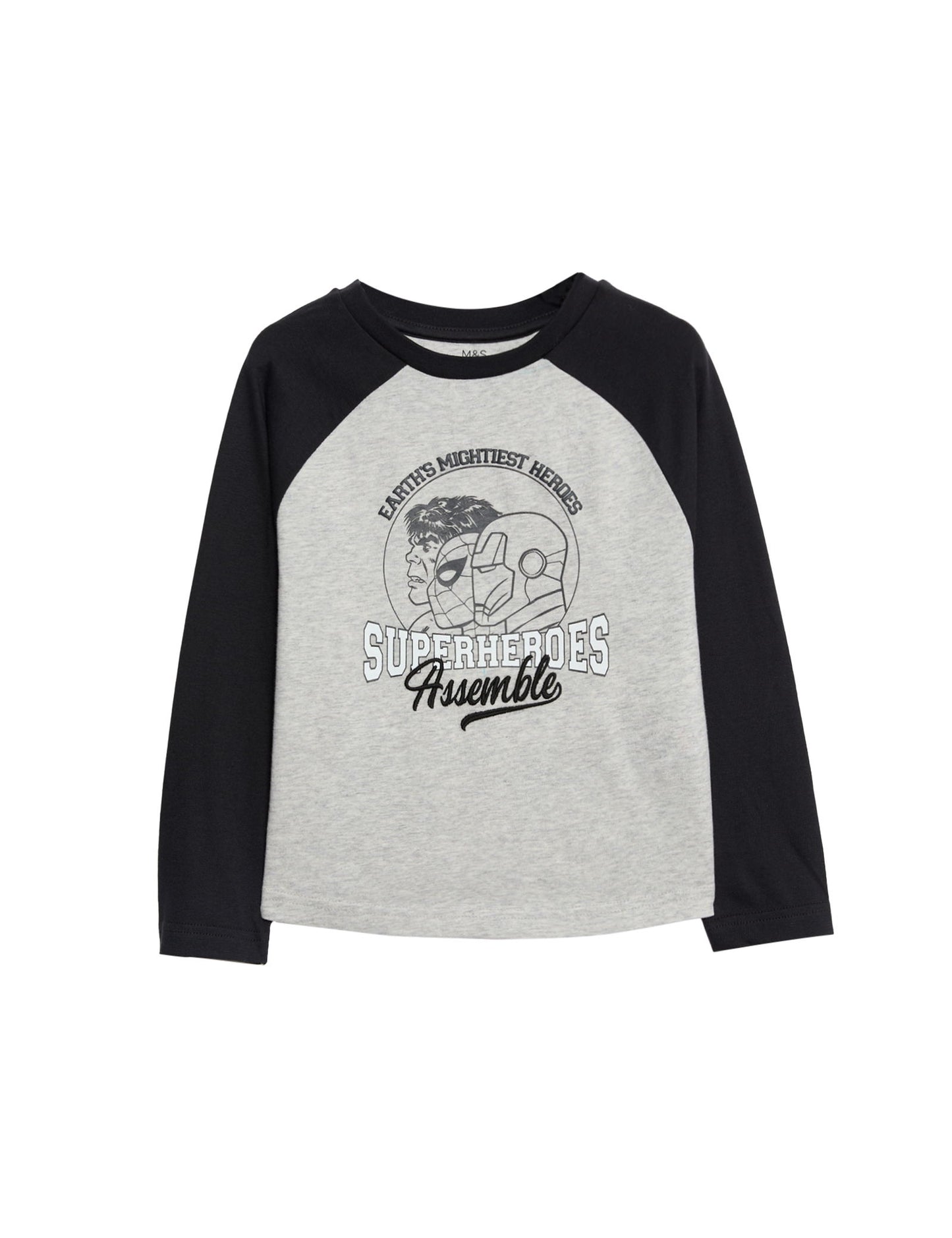 Saf Pamuk Marvel Avengers Pijama Takımı (3-12 Yaş)