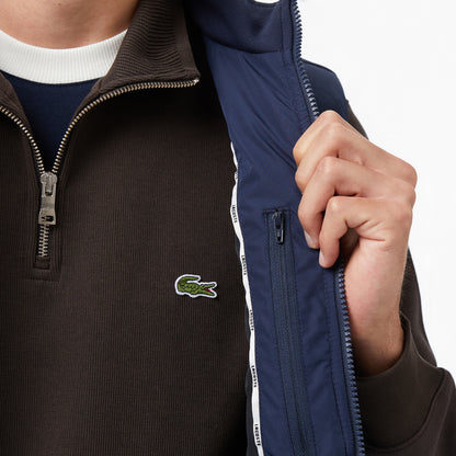 Lacoste Erkek Dik Yaka Lacivert Yelek