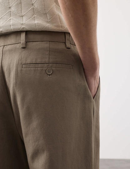 Keten Karışımlı Pantolon