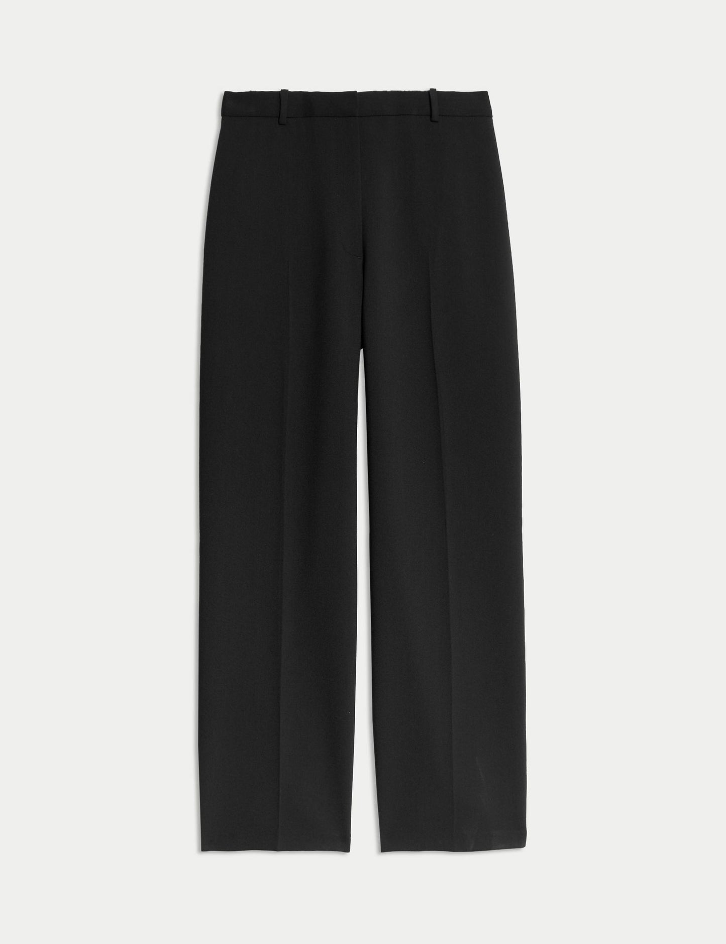 Yüksek Bel Straight Leg Pantolon
