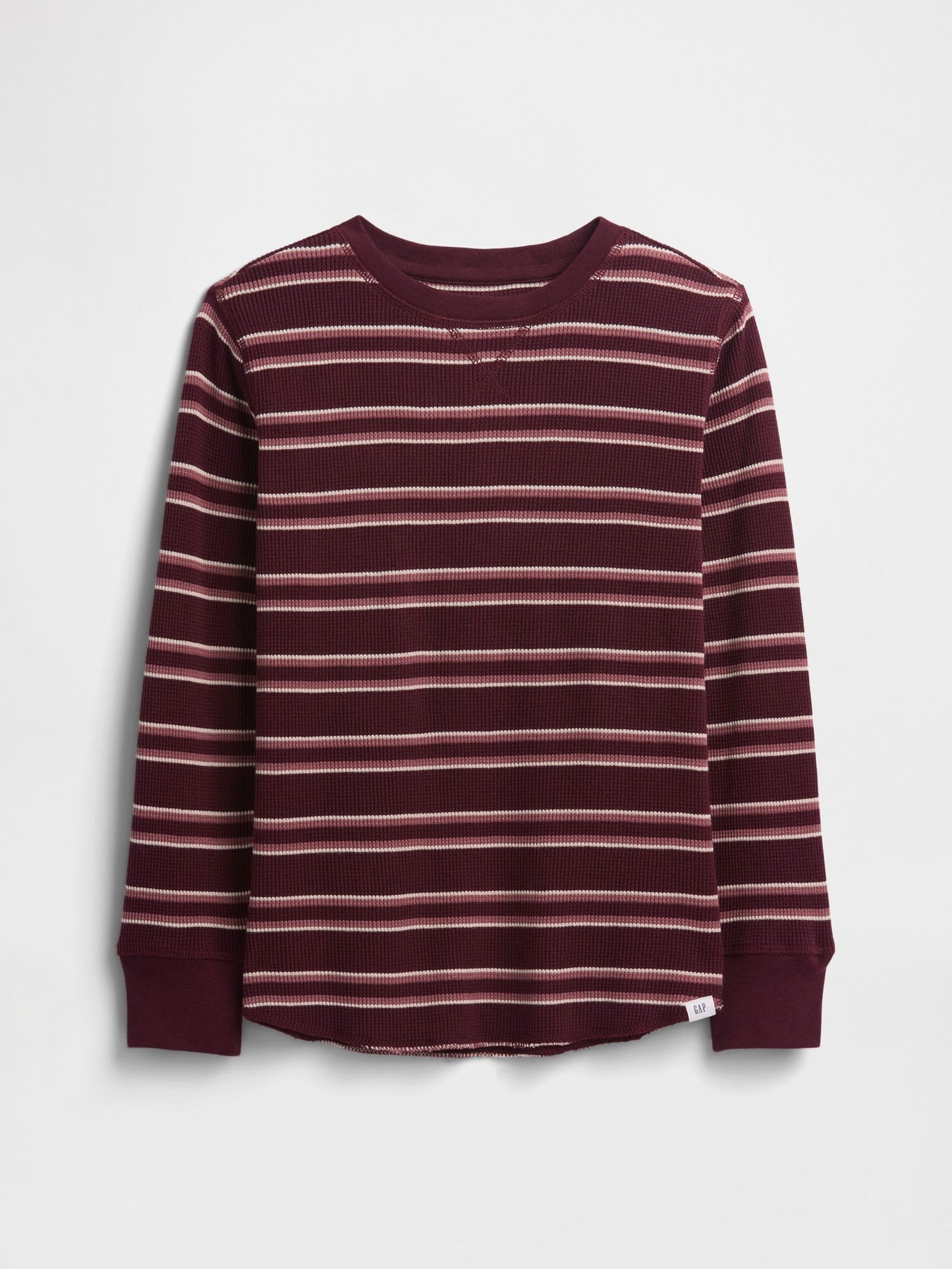 Bordo Stripe Waffle-knit T-shirt