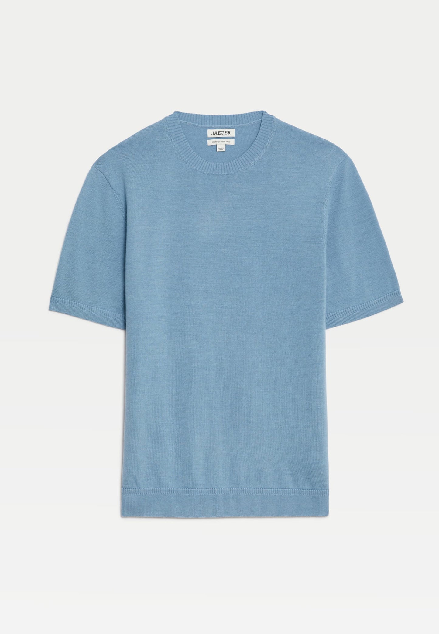 Ipek Yün Kısa Kollu Örme T-shirt