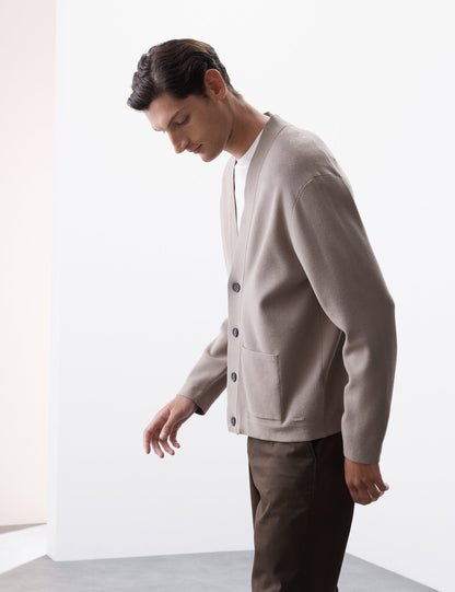 Relaxed Fit V-yaka Hırka