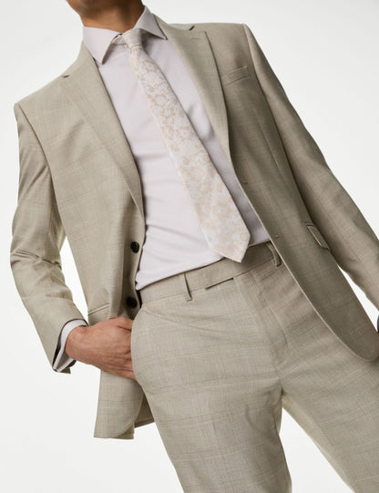 Regular Fit Ekose Desenli Klasik Pantolon