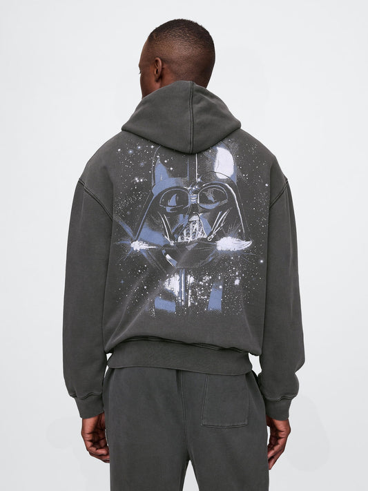 Siyah Star Wars Grafikli Heavyweight Fleece Sweatshirt