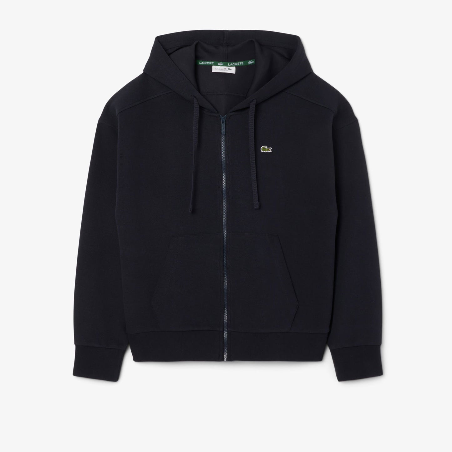 Lacoste Kadın Regular Fit Fermuarlı Lacivert Sweatshirt