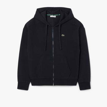 Lacoste Kadın Regular Fit Fermuarlı Lacivert Sweatshirt