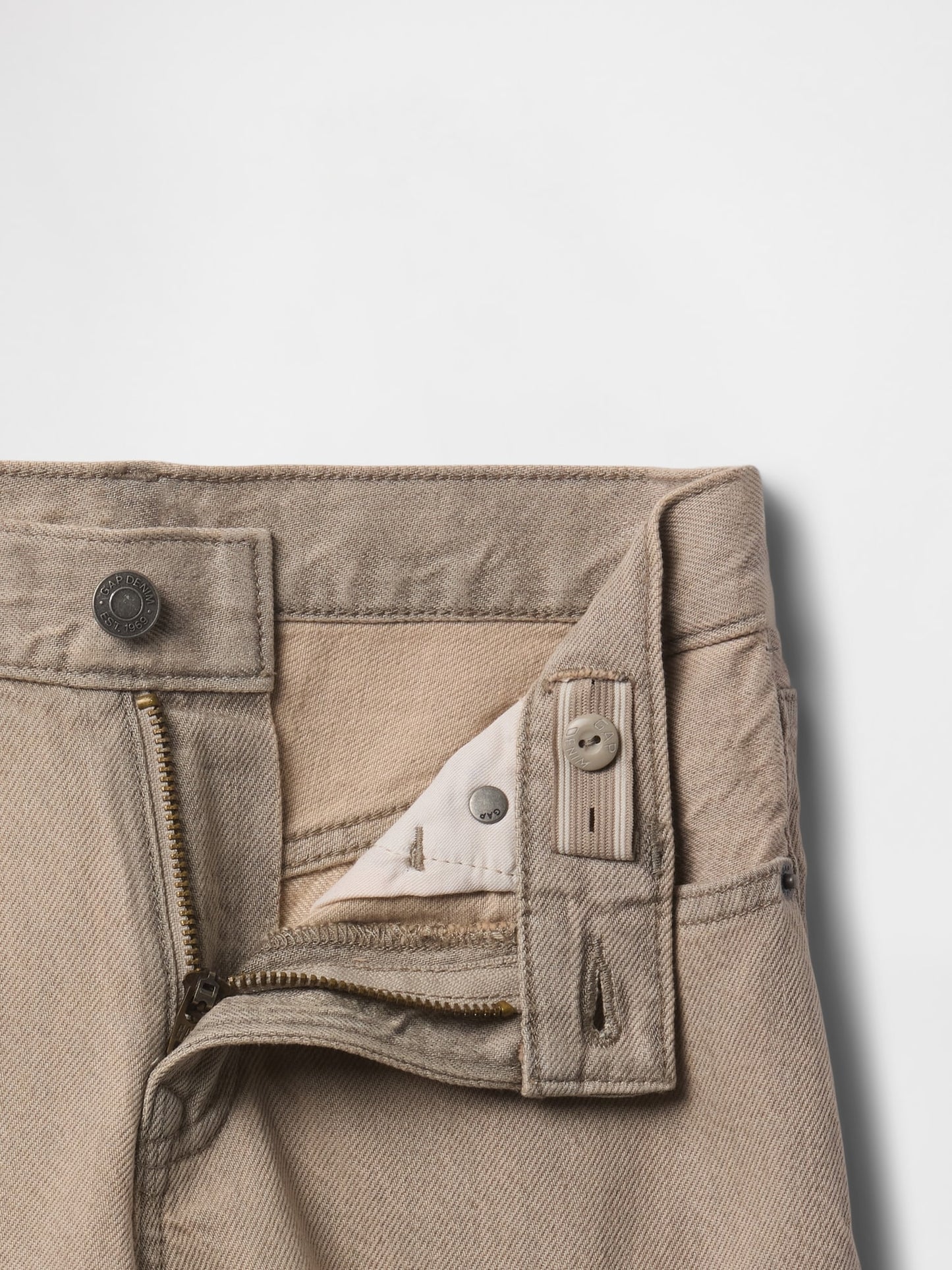 Bej Ultrasoft '90s Loose Denim Şort