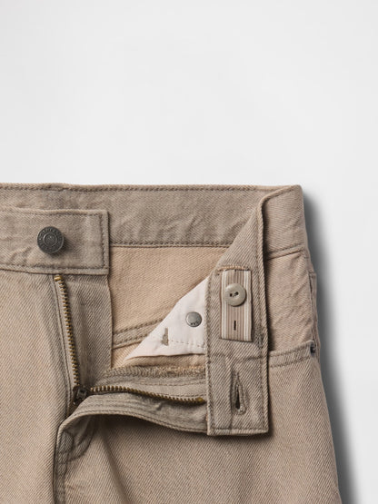 Bej Ultrasoft '90s Loose Denim Şort