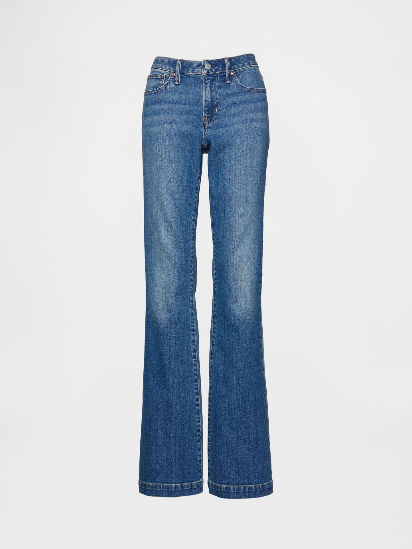 Denim Mavi Curvy Low Rise Long & Lean Jean Pantolon
