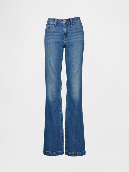 Denim Mavi Curvy Low Rise Long & Lean Jean Pantolon