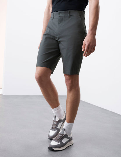 Pamuk Karışımlı Regular Fit Lightweight Chino Şort