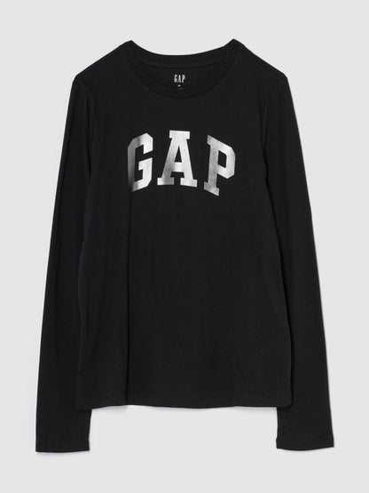 Siyah Gap Logo T-shirt