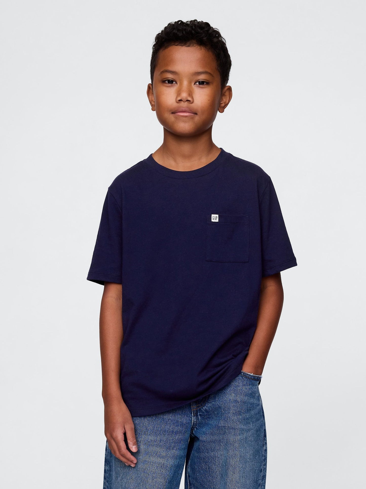 Lacivert Gap Logo Cepli T-Shirt