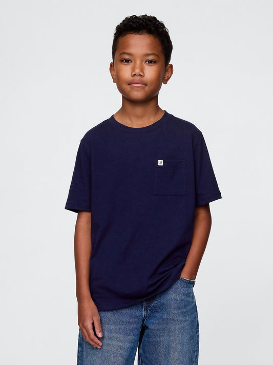 Lacivert Gap Logo Cepli T-Shirt