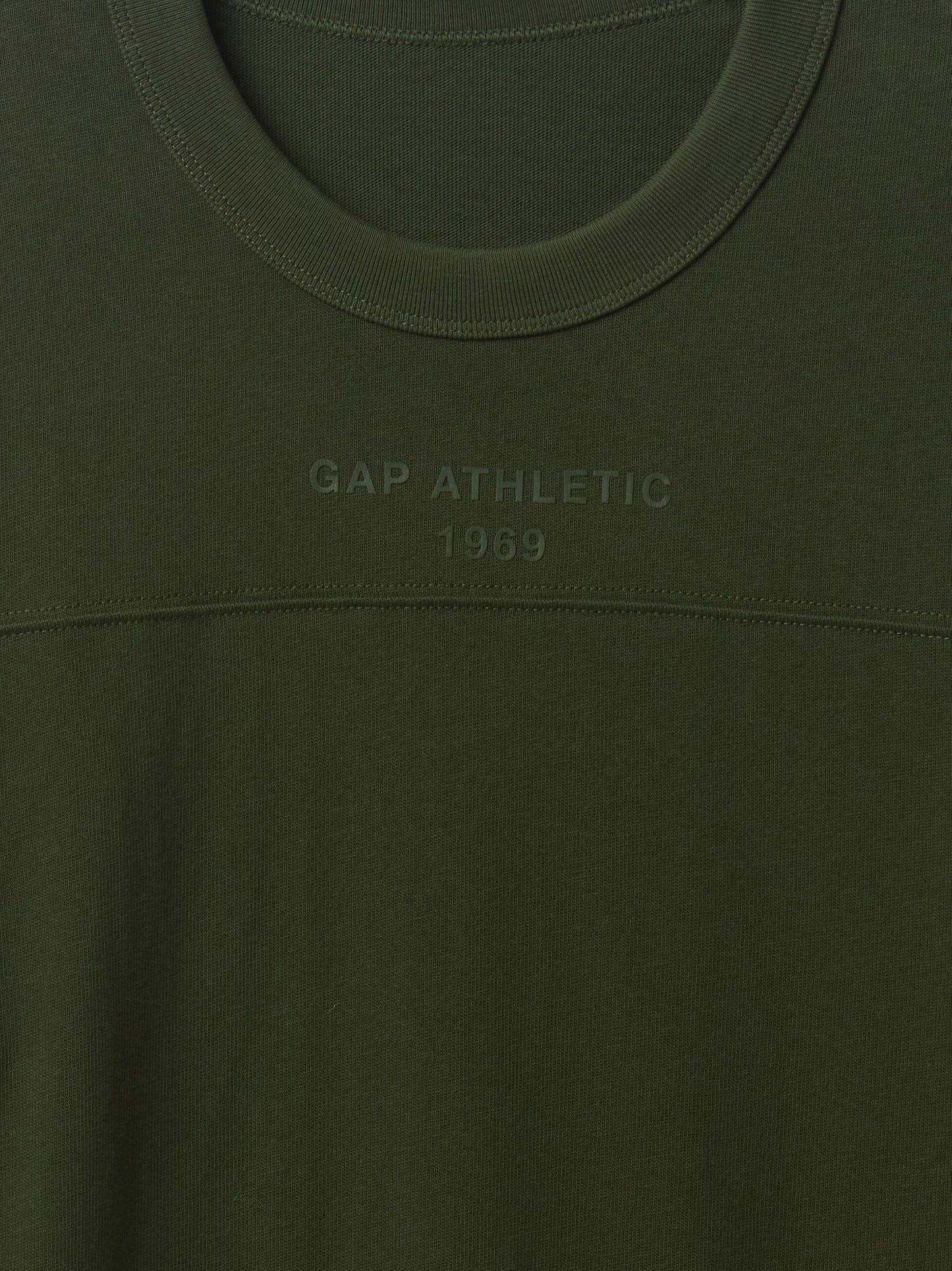 Haki Oversized Athletic Logo T-shirt
