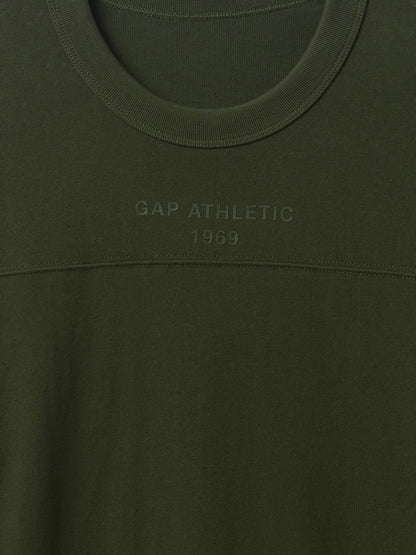 Haki Oversized Athletic Logo T-shirt