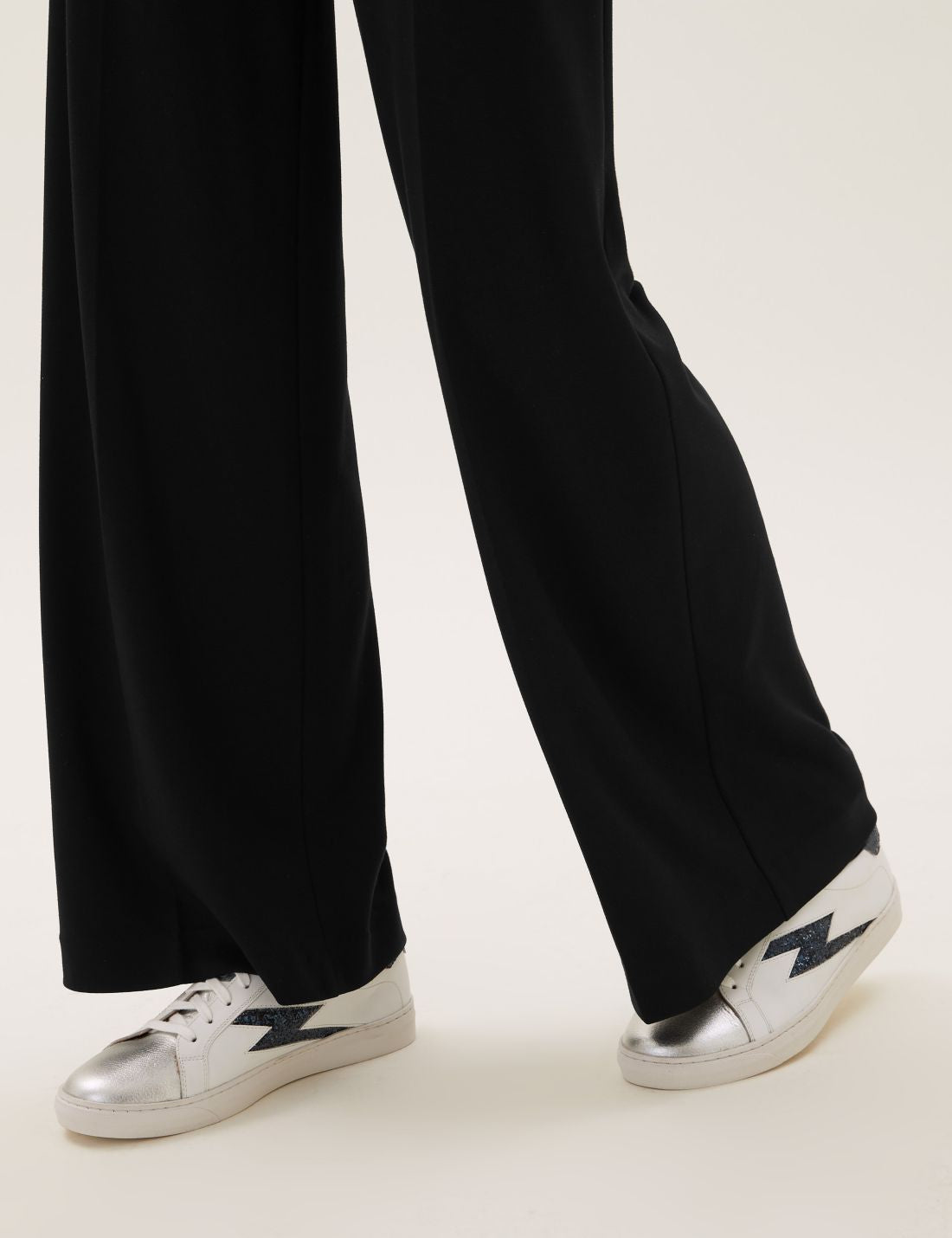 Wide Leg Örme Pantolon