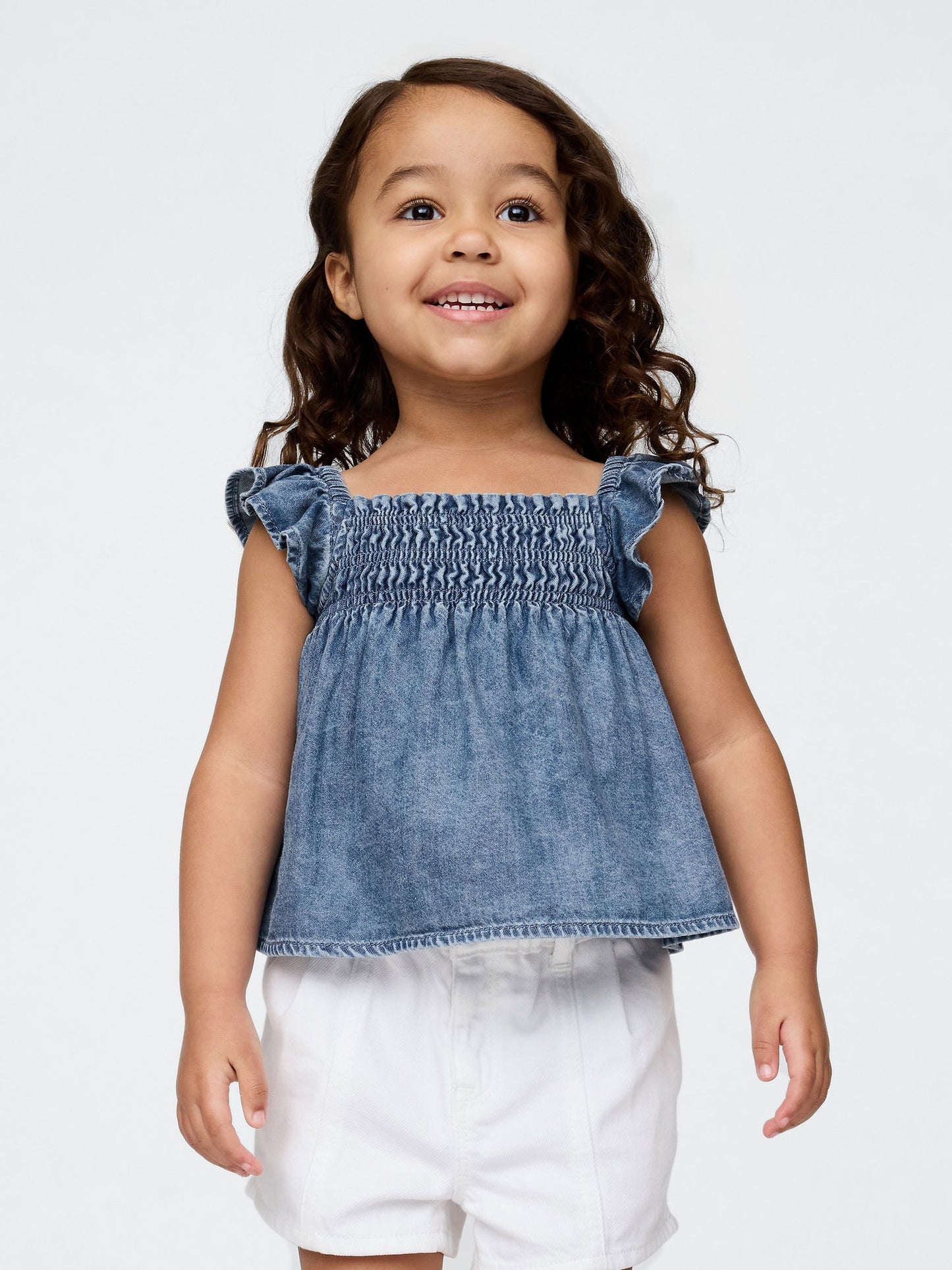 Mavi Denim Fırfırlı Bluz