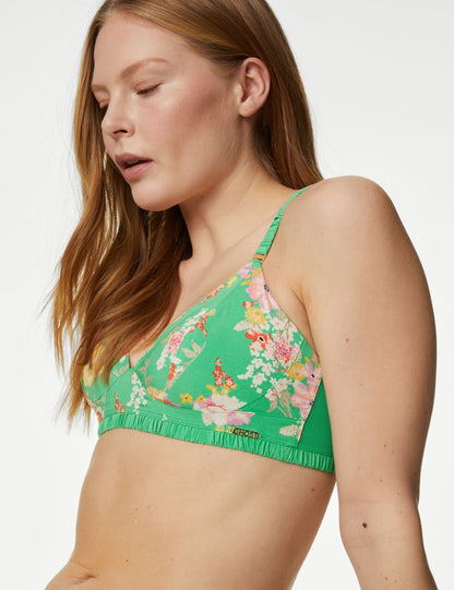 Annie Çiçek Desenli Balensiz Bralet