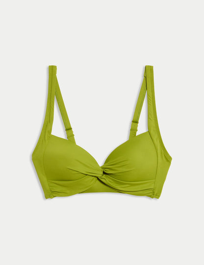 Düğüm Detaylı Destekli Bikini Üstü