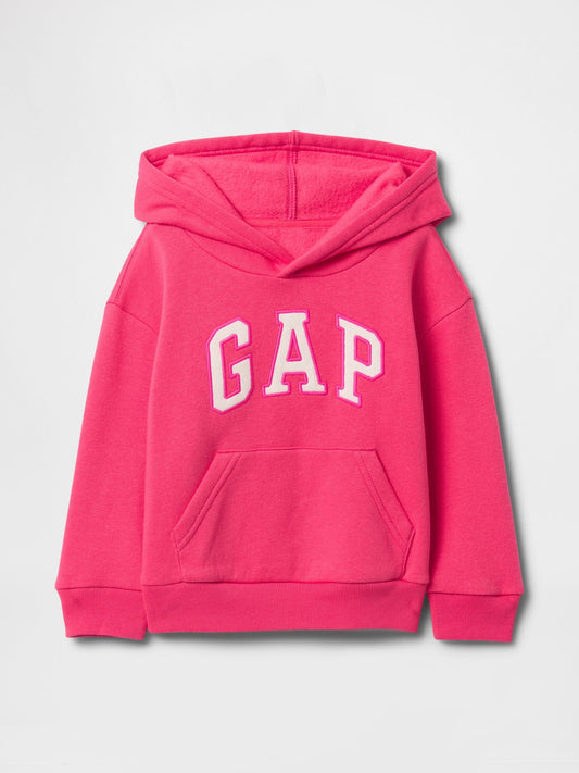 Pembe Gap Logo Kapüşonlu Sweatshirt