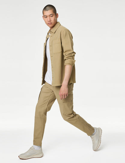 Tapered Fit Kargo Pantolon