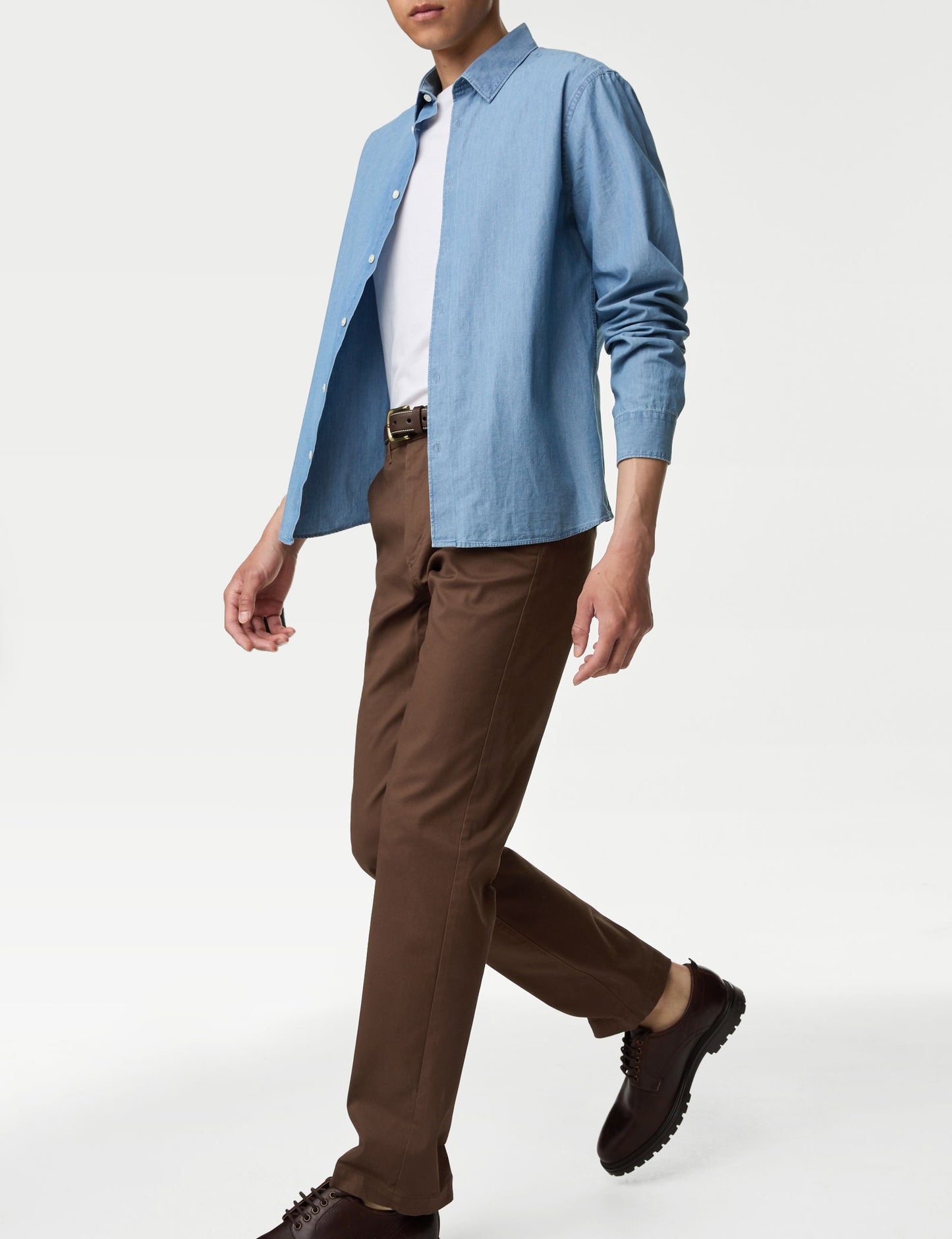 Regular Fit Heritage Twill Chino Pantolon