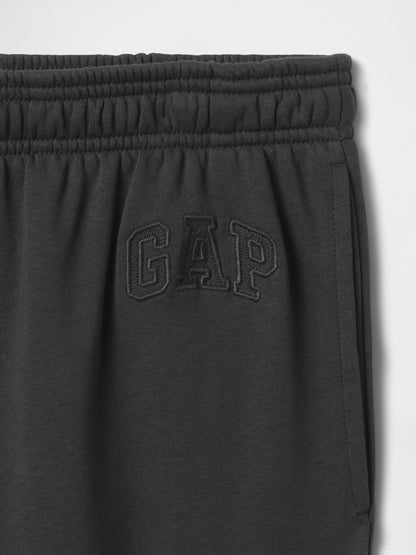 Siyah Gap Logo Fransız Havlu Kumaş Jogger Eşofman Altı