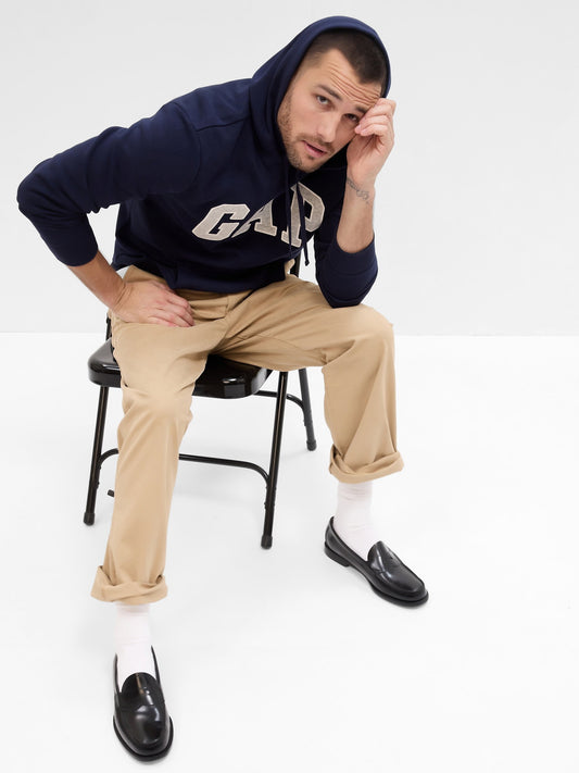 Lacivert Gap Logo Kapüşonlu Sweatshirt