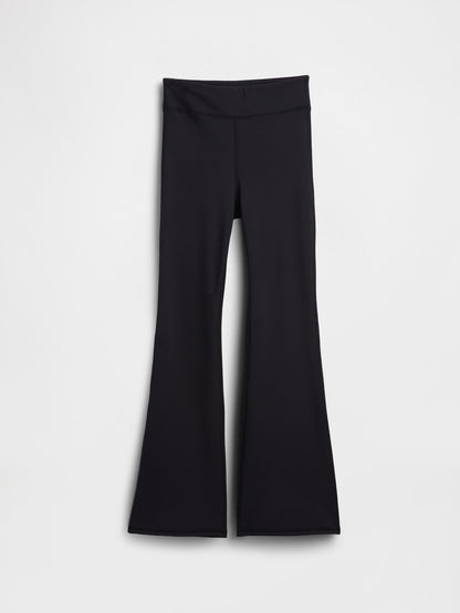 Siyah Performans Flare Leggings Tayt