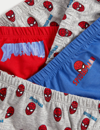 5'li Saf Pamuklu Spider-man:trade_mark: Brief Külot Seti (2-8 Yaş)