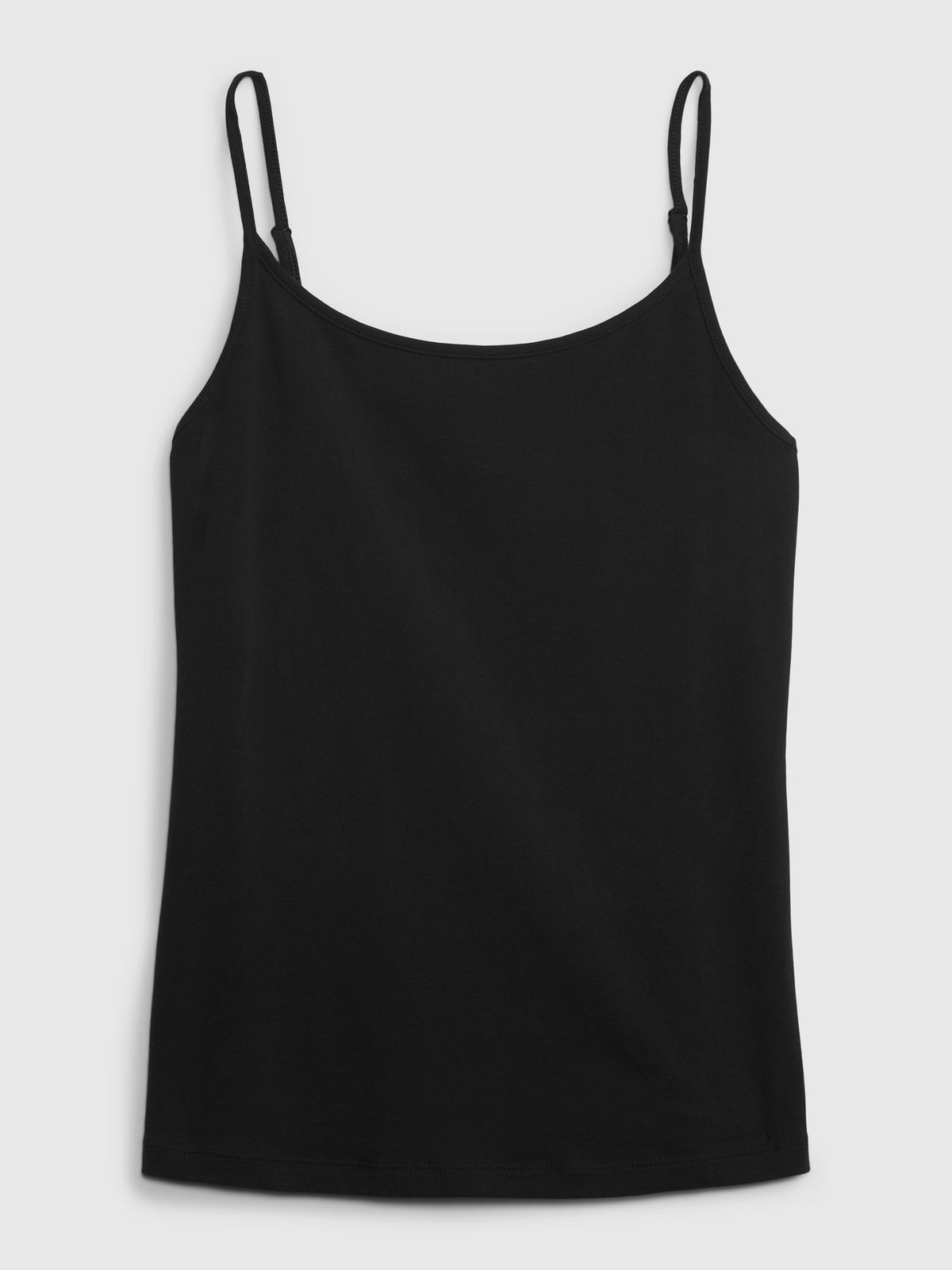 Siyah Closeknit Basic Cami Atlet