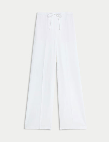 Yüksek Bel Wide Leg Pantolon