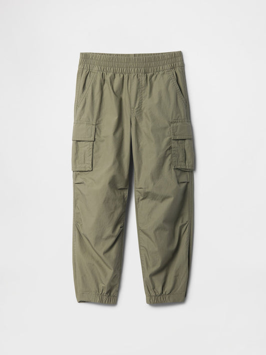 Haki Paraşüt Kargo Pull-On Pantolon