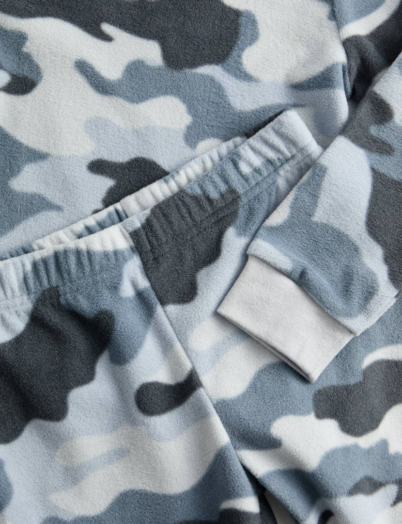 Polar Kamuflaj Desenli Pijama Takımı (1-16 Yaş)