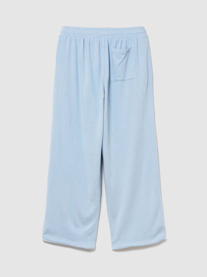 Açık Mavi Fransız Havlu Kumaş Baggy Gap 1969 Logo Sweat Pantolon