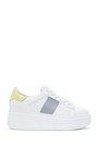 Beyaz Kadın Deri Dolgu Topuk Sneakerbeyaz Kadın Deri Dolgu Topuk Sneaker -        23sfd370418