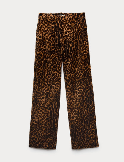 Leopar Desenli Pantolon