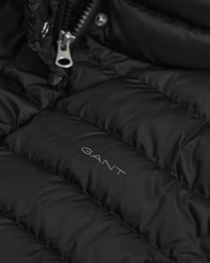 Gant Kadın Siyah Regular Fit Fermuarlı Mont